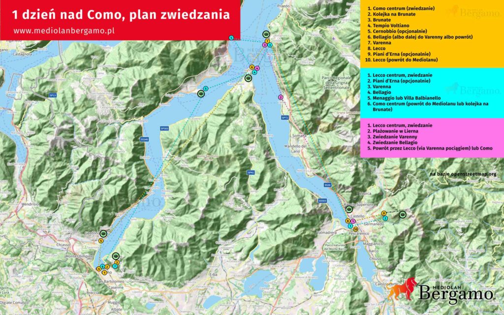 Tak Si Da Jeden Dzie Nad Jeziorem Como Plan Zwiedzania Na Dzie