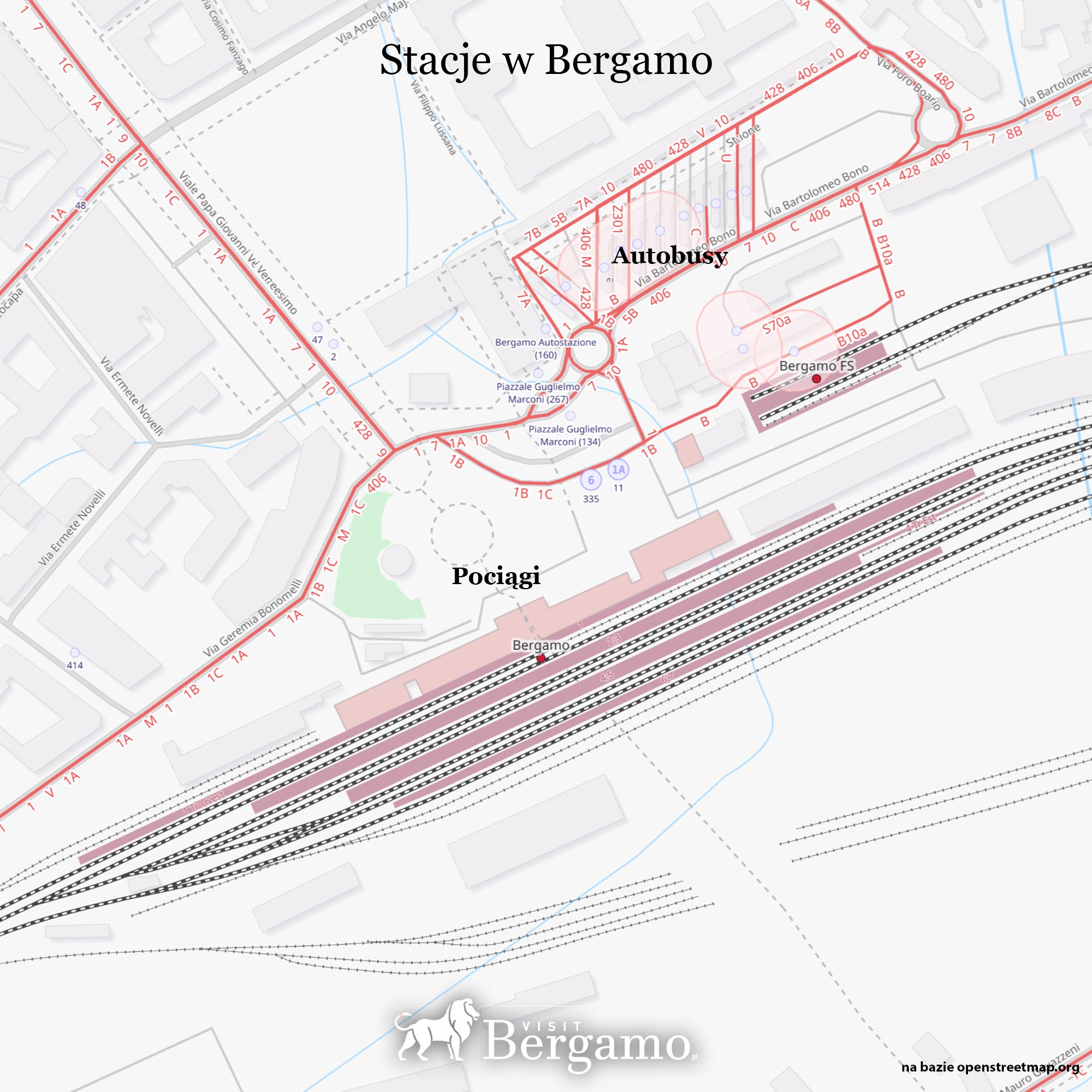 Stacja w Bergamo