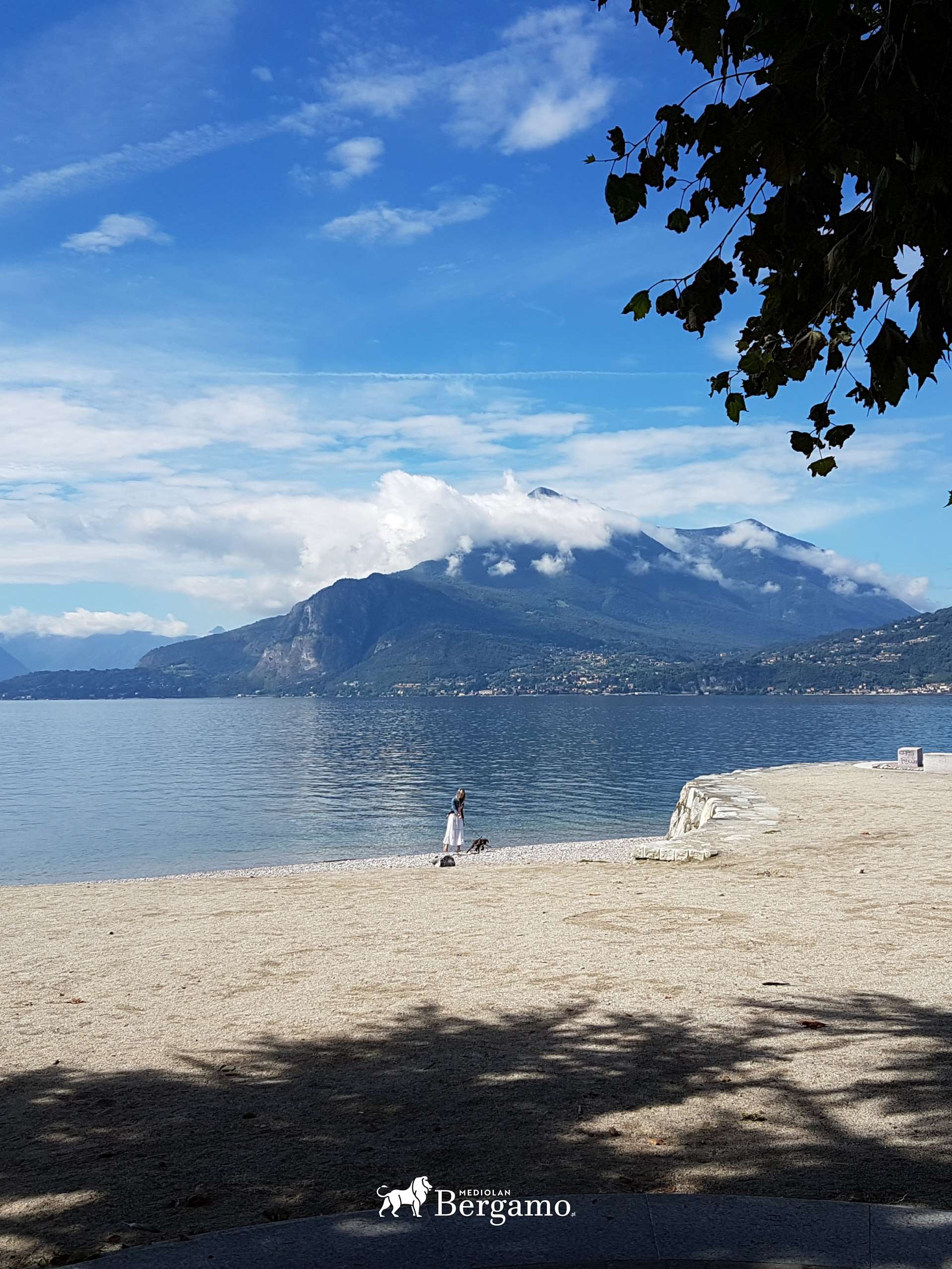 plaża w Bellano