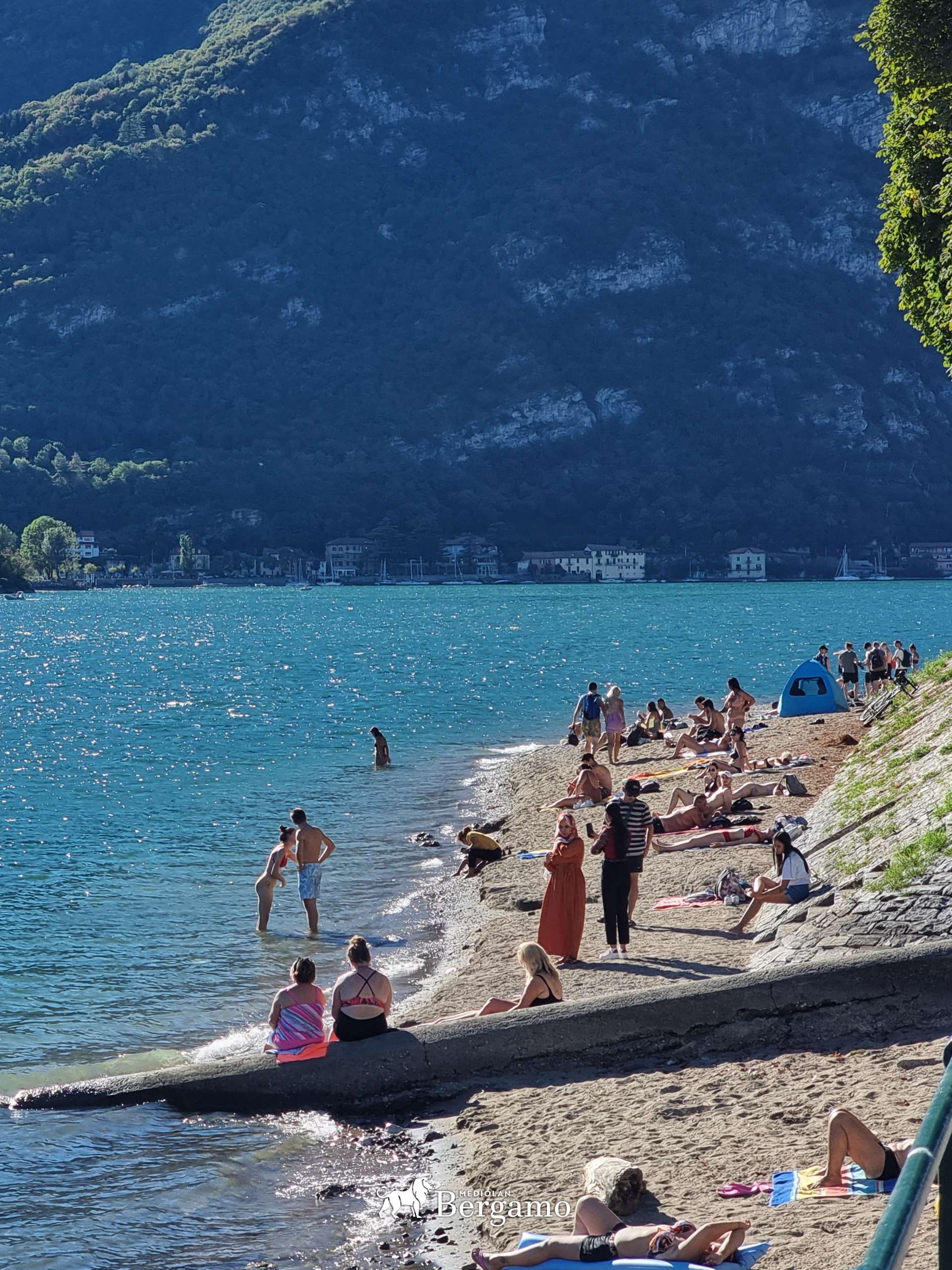 Plaża w Lecco