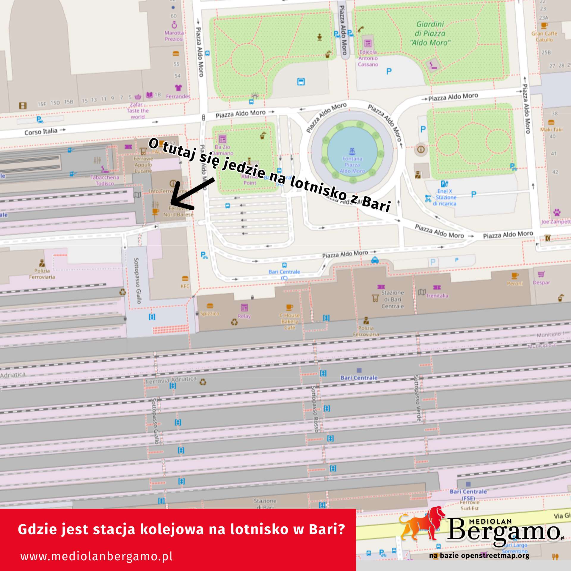 Bari stacja na lotnisko