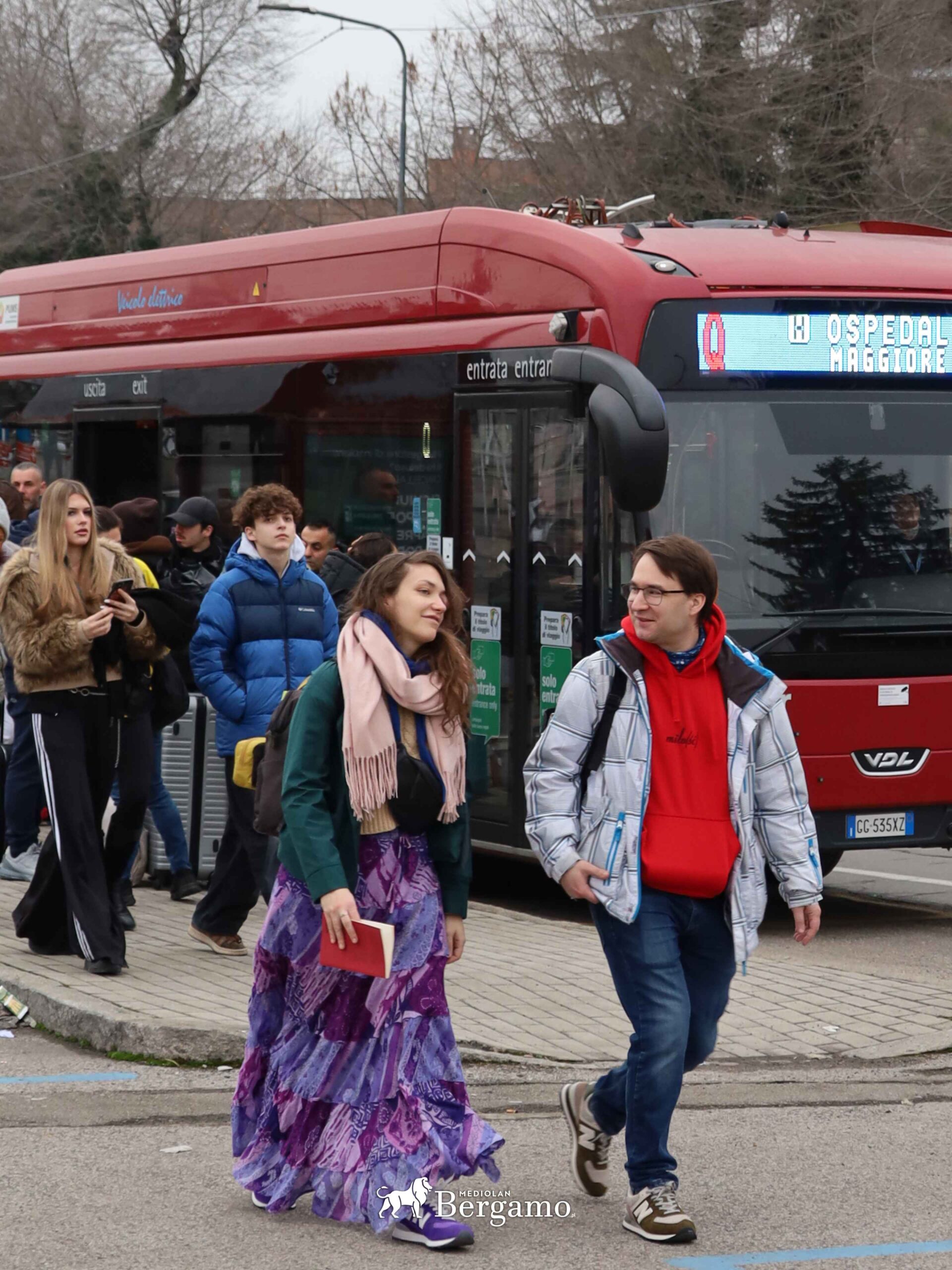 spacer z lotniska Bolonia