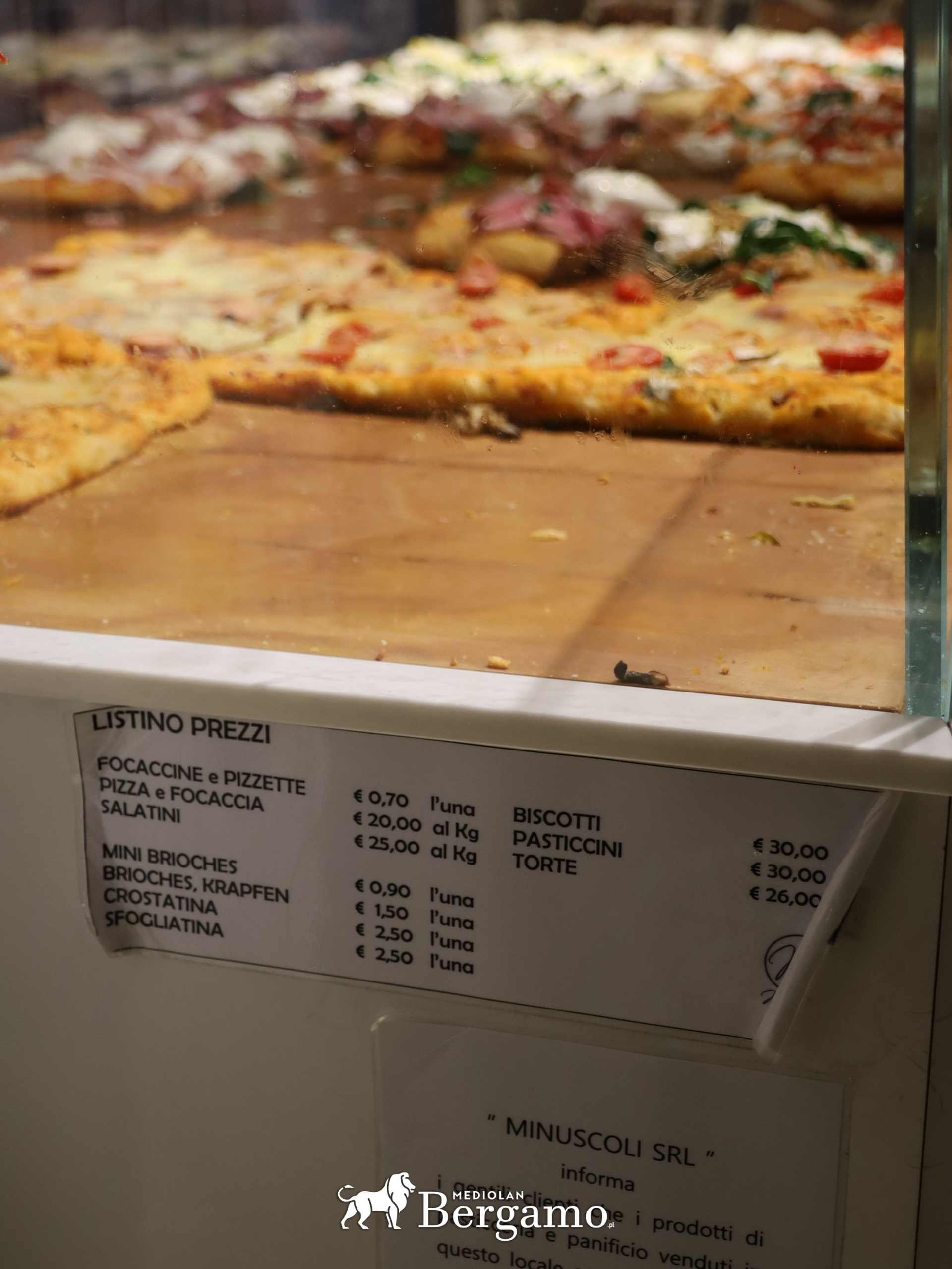 il fornaio menu ceny