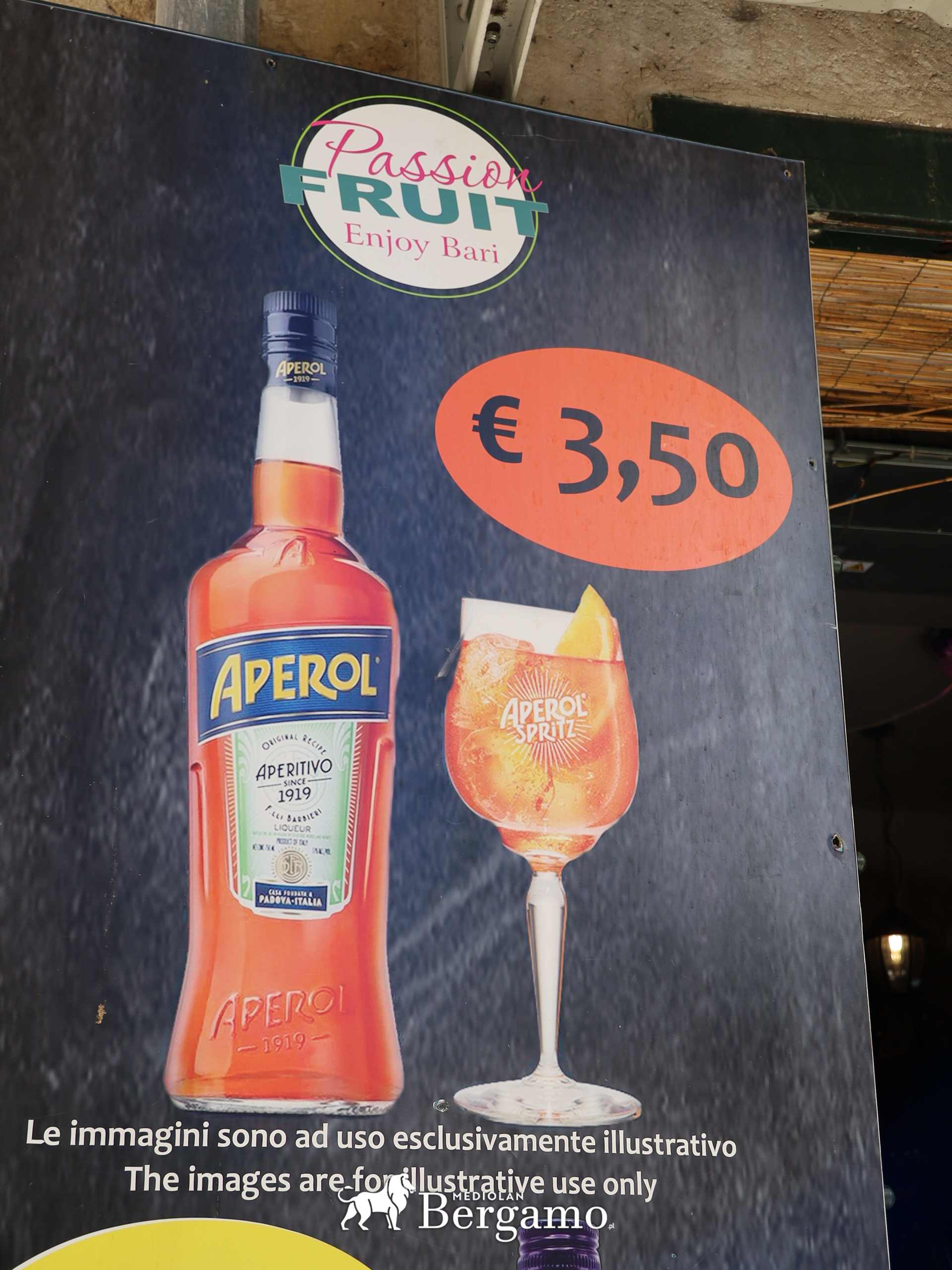tani Aperol w Bari